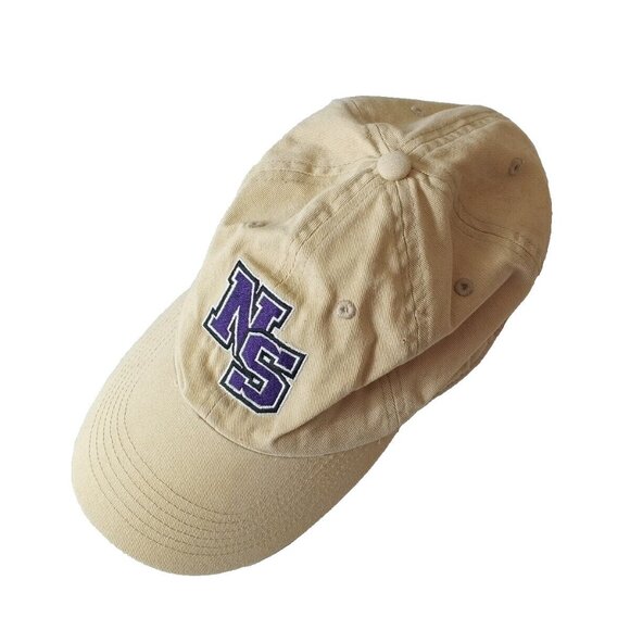 NORTH & ACRUX Embroidered Baseball Cap Hat One Size Men Activewear Gym Tan - Picture 1 of 8